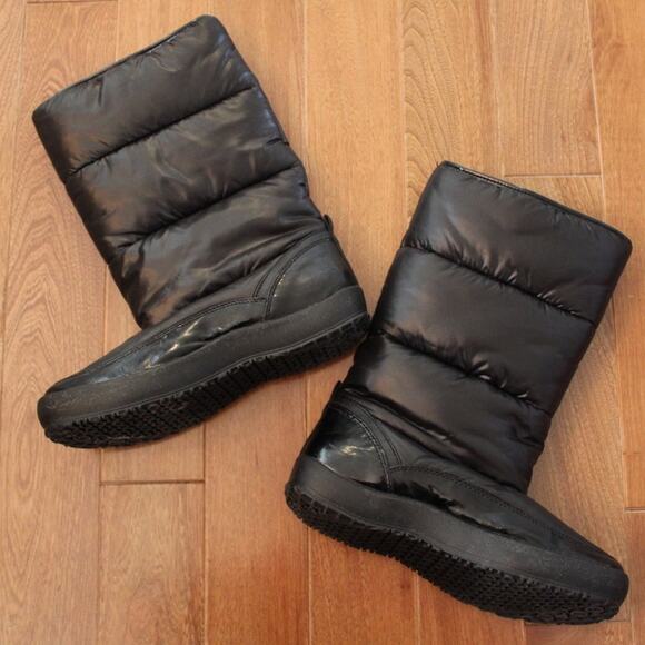 Coach Polina Moon Snow Boot Black Nylon Silver Hardware 7 - Picture 4 of 7